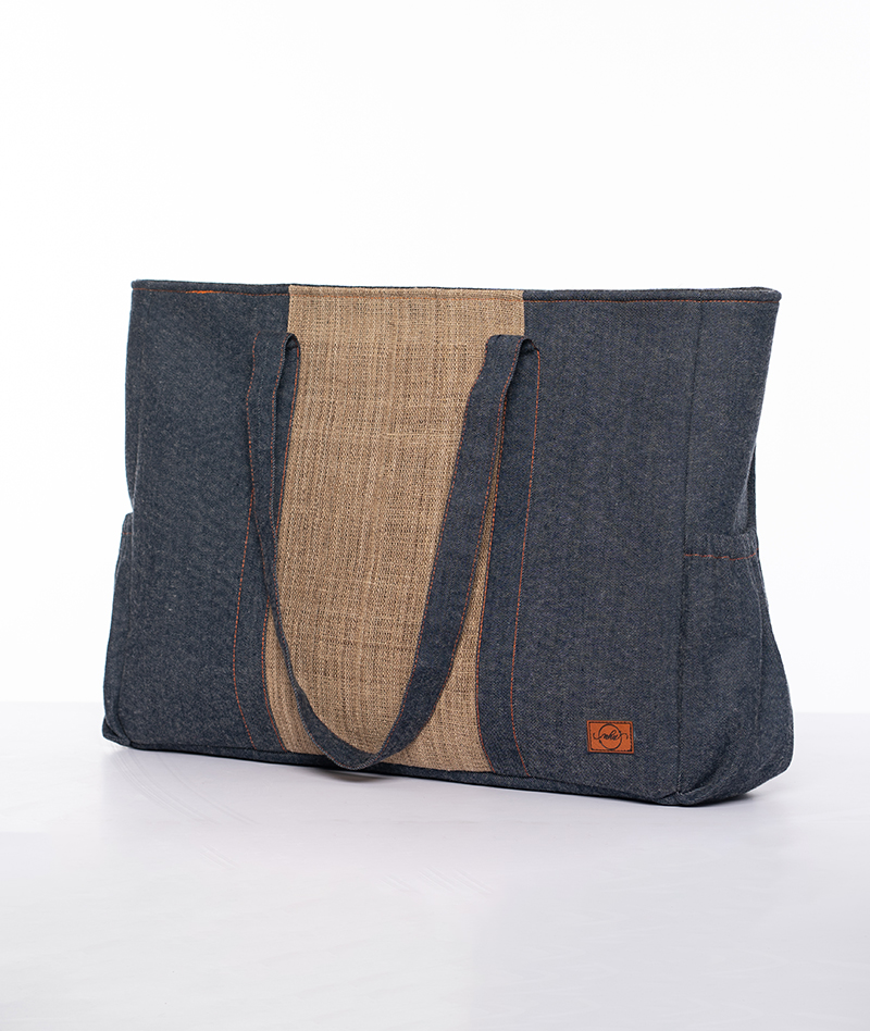 Upcycled denim- Allo  Bean